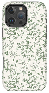 Green Christmas Branch - Phone Case