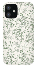 Load image into Gallery viewer, Green Christmas Branch - Phone Case