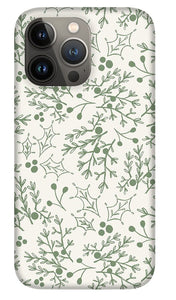 Green Christmas Branch - Phone Case