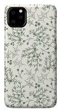 Load image into Gallery viewer, Green Christmas Branch - Phone Case
