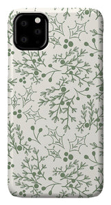 Green Christmas Branch - Phone Case