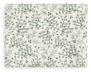 Green Christmas Branch - Blanket