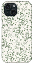 Load image into Gallery viewer, Green Christmas Branch - Phone Case