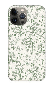 Green Christmas Branch - Phone Case