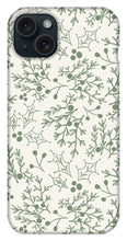 Load image into Gallery viewer, Green Christmas Branch - Phone Case