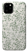Load image into Gallery viewer, Green Christmas Branch - Phone Case