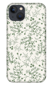 Green Christmas Branch - Phone Case