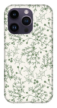 Load image into Gallery viewer, Green Christmas Branch - Phone Case