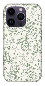 Green Christmas Branch - Phone Case