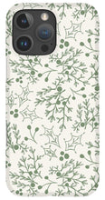 Load image into Gallery viewer, Green Christmas Branch - Phone Case