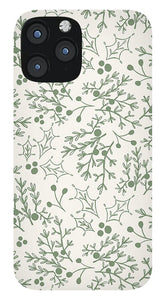 Green Christmas Branch - Phone Case
