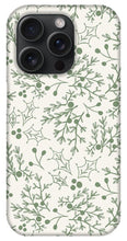Load image into Gallery viewer, Green Christmas Branch - Phone Case