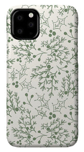 Green Christmas Branch - Phone Case