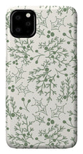 Load image into Gallery viewer, Green Christmas Branch - Phone Case