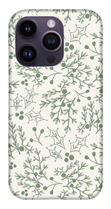 Green Christmas Branch - Phone Case