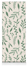 Load image into Gallery viewer, Green Falling Leaves Pattern - Yoga Mat