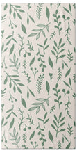 Load image into Gallery viewer, Green Falling Leaves Pattern - Beach Towel