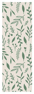 Green Falling Leaves Pattern - Yoga Mat