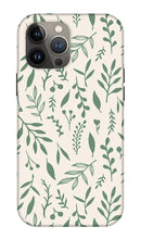 Load image into Gallery viewer, Green Falling Leaves Pattern - Phone Case