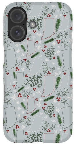 Indiana Christmas Pattern - Phone Case