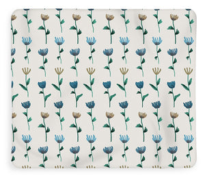 Colorful Ink Flower Pattern - Blanket