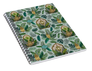 Lantern Tea Garden - Spiral Notebook