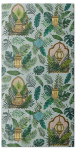 Lantern Tea Garden - Bath Towel