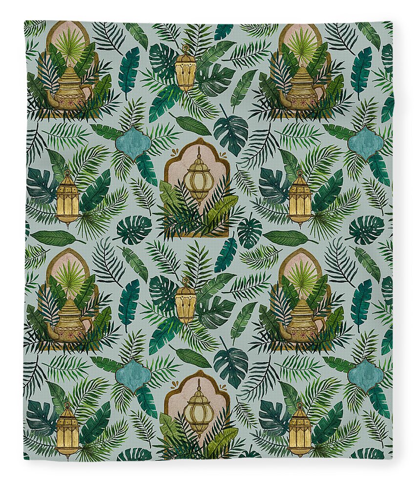 Lantern Tea Garden - Blanket