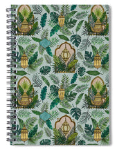 Load image into Gallery viewer, Lantern Tea Garden - Spiral Notebook