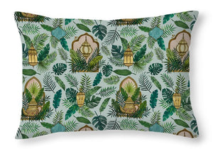 Lantern Tea Garden - Throw Pillow