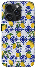 Load image into Gallery viewer, Lemon Tile Pattern - Phone Case