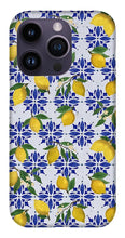 Load image into Gallery viewer, Lemon Tile Pattern - Phone Case