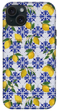 Load image into Gallery viewer, Lemon Tile Pattern - Phone Case