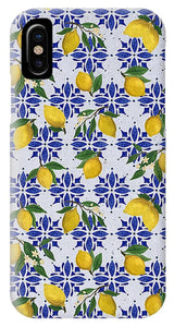 Lemon Tile Pattern - Phone Case