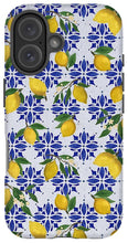 Load image into Gallery viewer, Lemon Tile Pattern - Phone Case