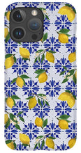 Load image into Gallery viewer, Lemon Tile Pattern - Phone Case