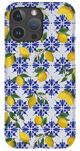 Lemon Tile Pattern - Phone Case