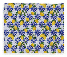 Load image into Gallery viewer, Lemon Tile Pattern - Blanket