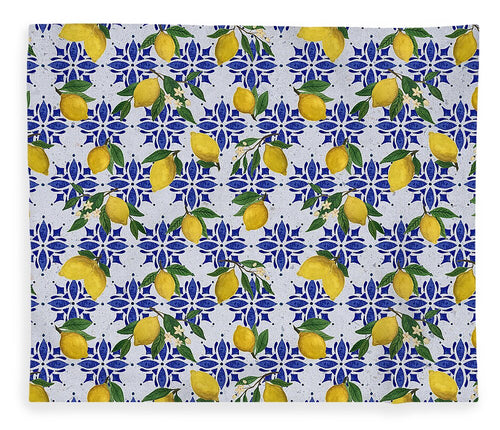 Lemon Tile Pattern - Blanket