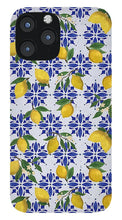 Load image into Gallery viewer, Lemon Tile Pattern - Phone Case