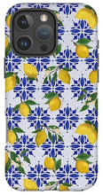 Load image into Gallery viewer, Lemon Tile Pattern - Phone Case