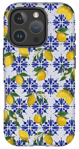 Lemon Tile Pattern - Phone Case