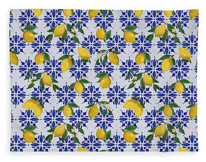 Lemon Tile Pattern - Blanket