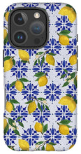 Load image into Gallery viewer, Lemon Tile Pattern - Phone Case