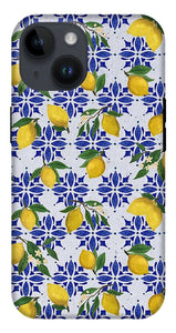 Lemon Tile Pattern - Phone Case
