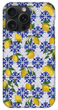 Load image into Gallery viewer, Lemon Tile Pattern - Phone Case