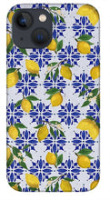 Load image into Gallery viewer, Lemon Tile Pattern - Phone Case