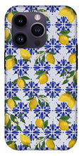 Load image into Gallery viewer, Lemon Tile Pattern - Phone Case