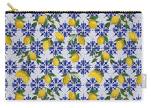 Load image into Gallery viewer, Lemon Tile Pattern - Zip Pouch