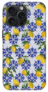 Lemon Tile Pattern - Phone Case
